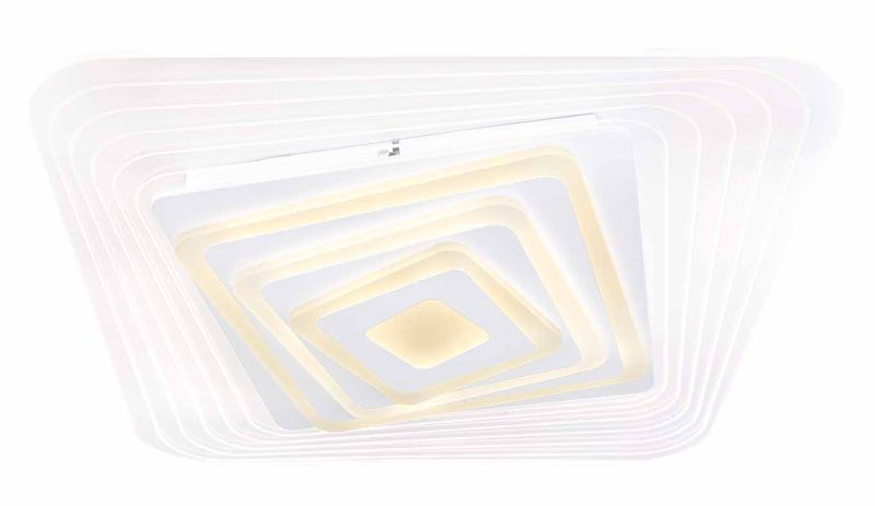 Hightech witte vierkante plafondlamp Globo Jocelyn - Afbeelding 2