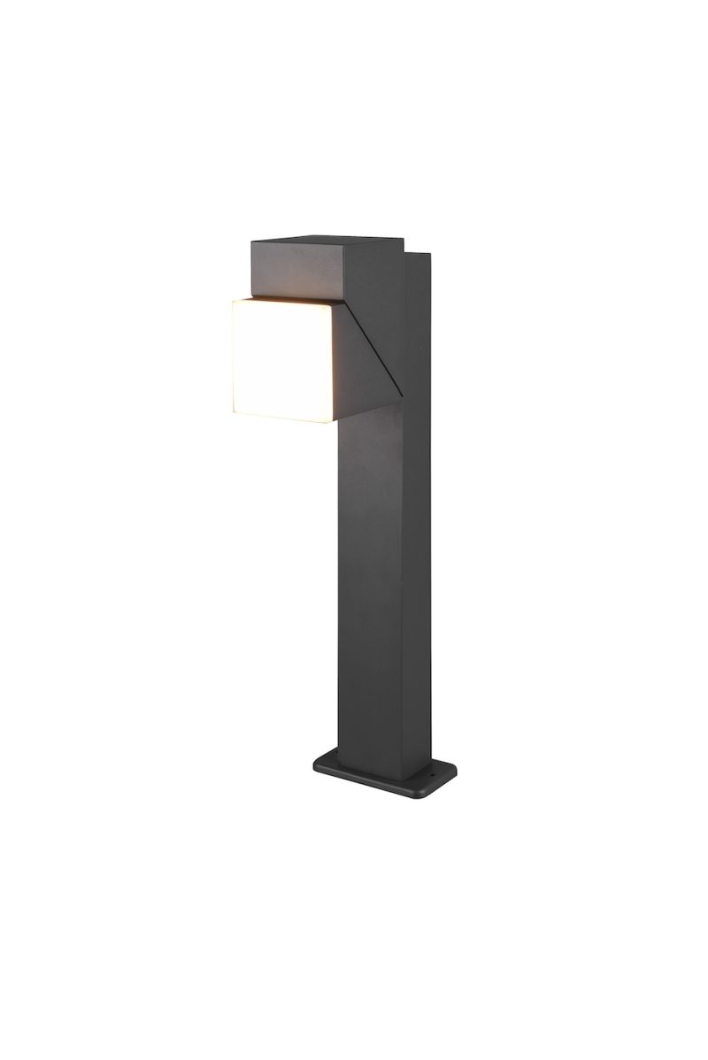Industriële vierkante zwarte buitenlamp Avon - Afbeelding 3