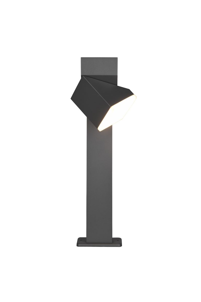 Industriële vierkante zwarte buitenlamp Avon - Afbeelding 5