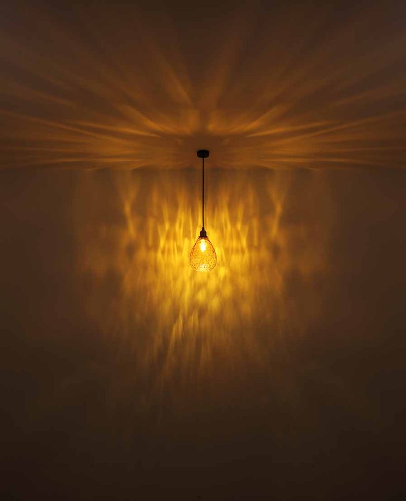 Klassieke hanglamp rond zwart Globo Salvy - Afbeelding 4