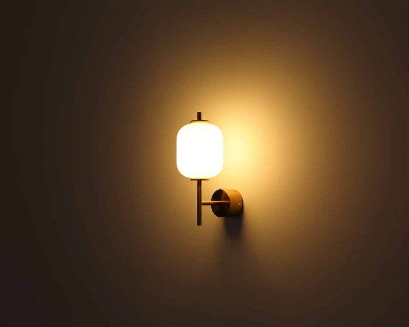 Klassieke messing metalen wandlamp Globo Ewald - Afbeelding 3
