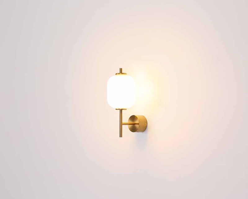 Klassieke messing metalen wandlamp Globo Ewald - Afbeelding 4