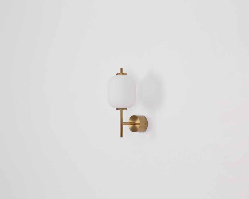 Klassieke messing metalen wandlamp Globo Ewald - Afbeelding 5