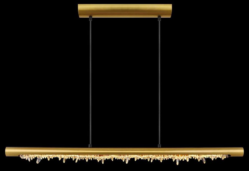 Klassieke metalen messing hanglamp Globo Felicitas - Afbeelding 5