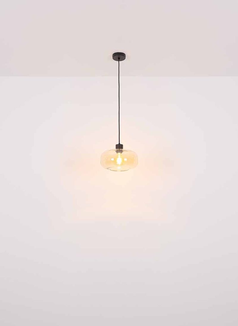 Klassieke metalen zwarte hanglamp Globo Giuseppe - Afbeelding 5