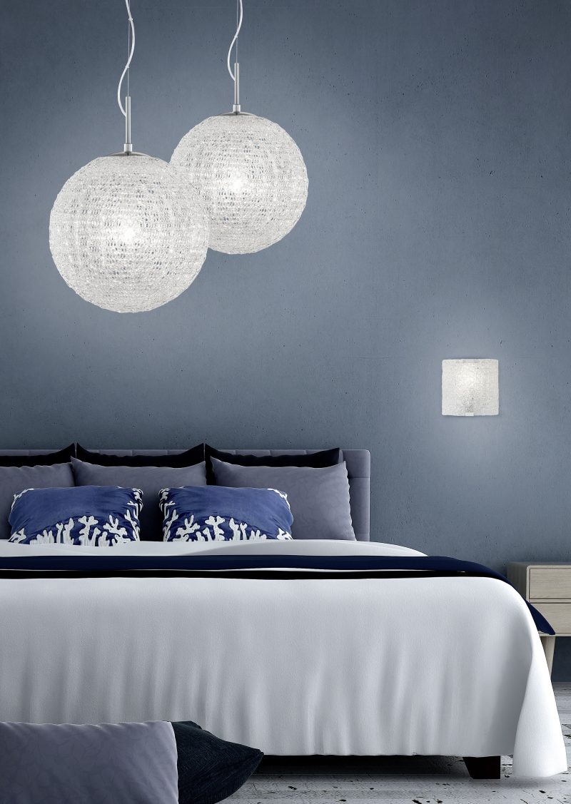 Klassieke nikkelen hanglamp metaal Sweety - Afbeelding 2