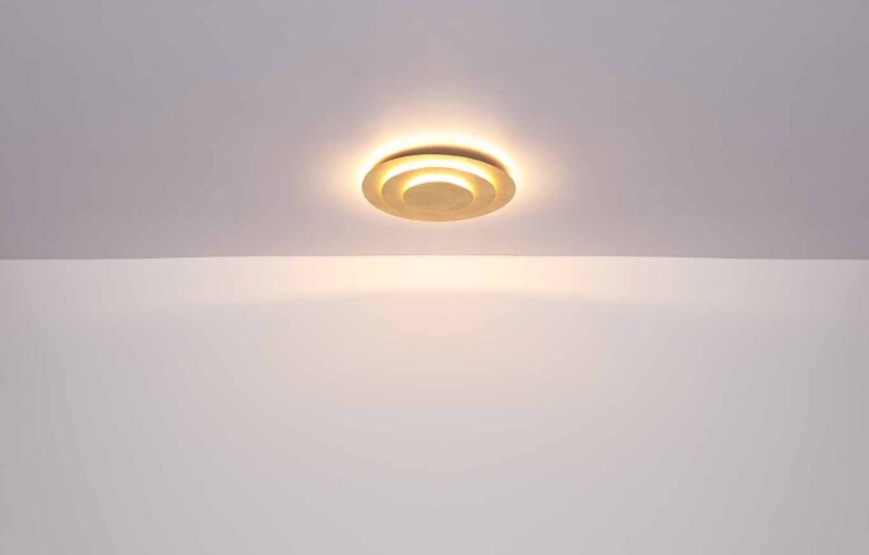 Klassieke plafondlamp goud metaal Globo Heda - Afbeelding 4