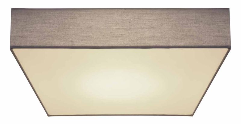 Klassieke vierkante witte plafondlamp Globo Sanna - Afbeelding 2