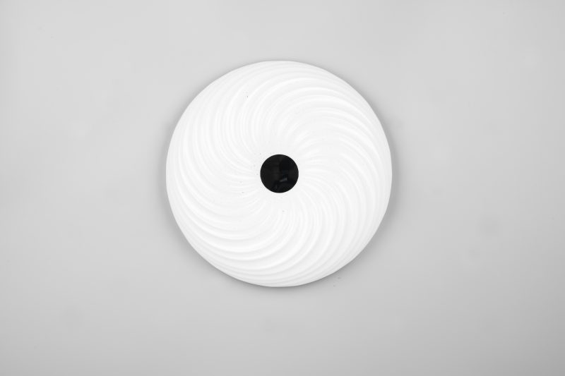 Klassieke witte plafonnière gedraaid patroon Gravity - Afbeelding 5