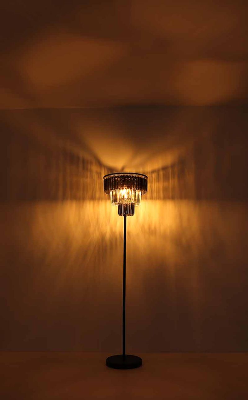 Klassieke zwarte metalen hanglamp Globo Naxis - Afbeelding 4