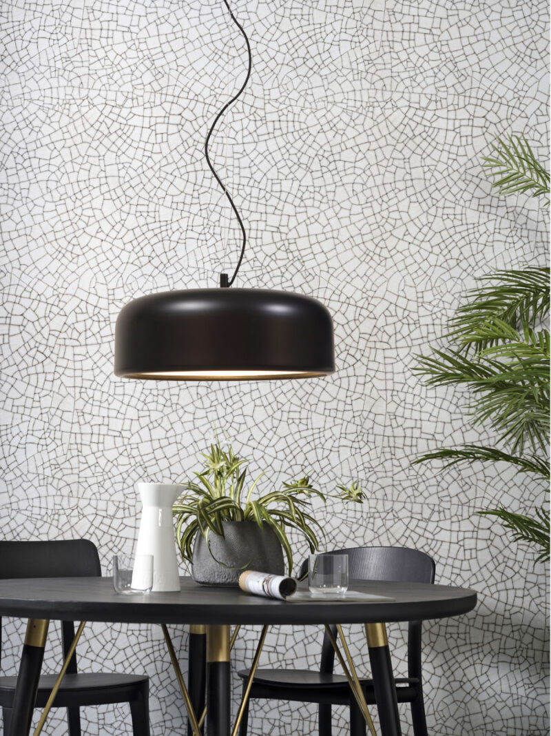 Komvormige retro hanglamp zwart It's About RoMi Marseille - Afbeelding 8