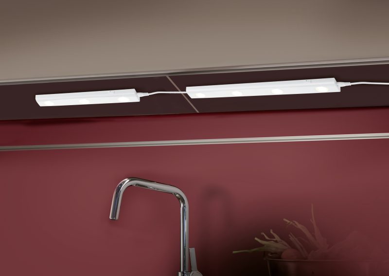 Kunststoffen moderne witte wandlamp Aragon - Afbeelding 2