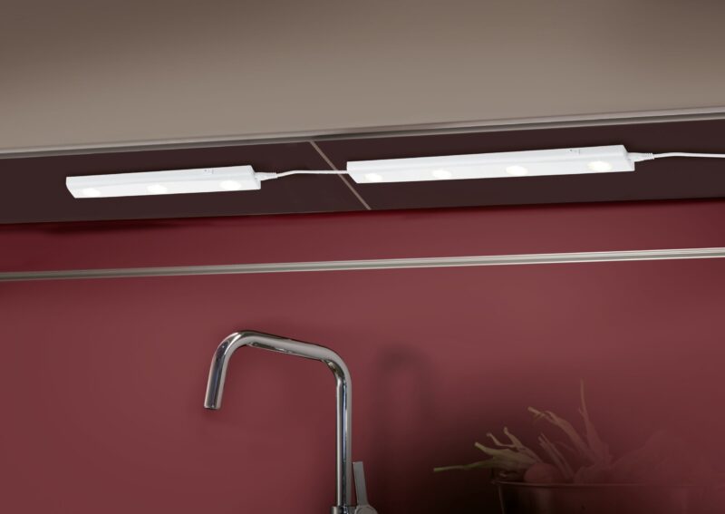 Kunststoffen moderne witte wandlamp Aragon - Afbeelding 2