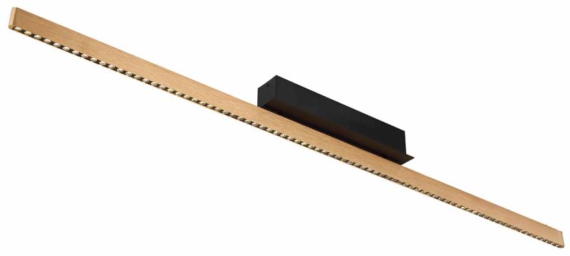 Landelijke houten metalen zwarte hanglamp Globo Dentsy - Afbeelding 4