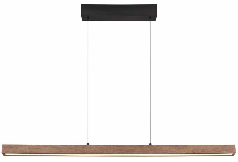 Landelijke metalen zwarte hanglamp Globo Olivus - Afbeelding 2