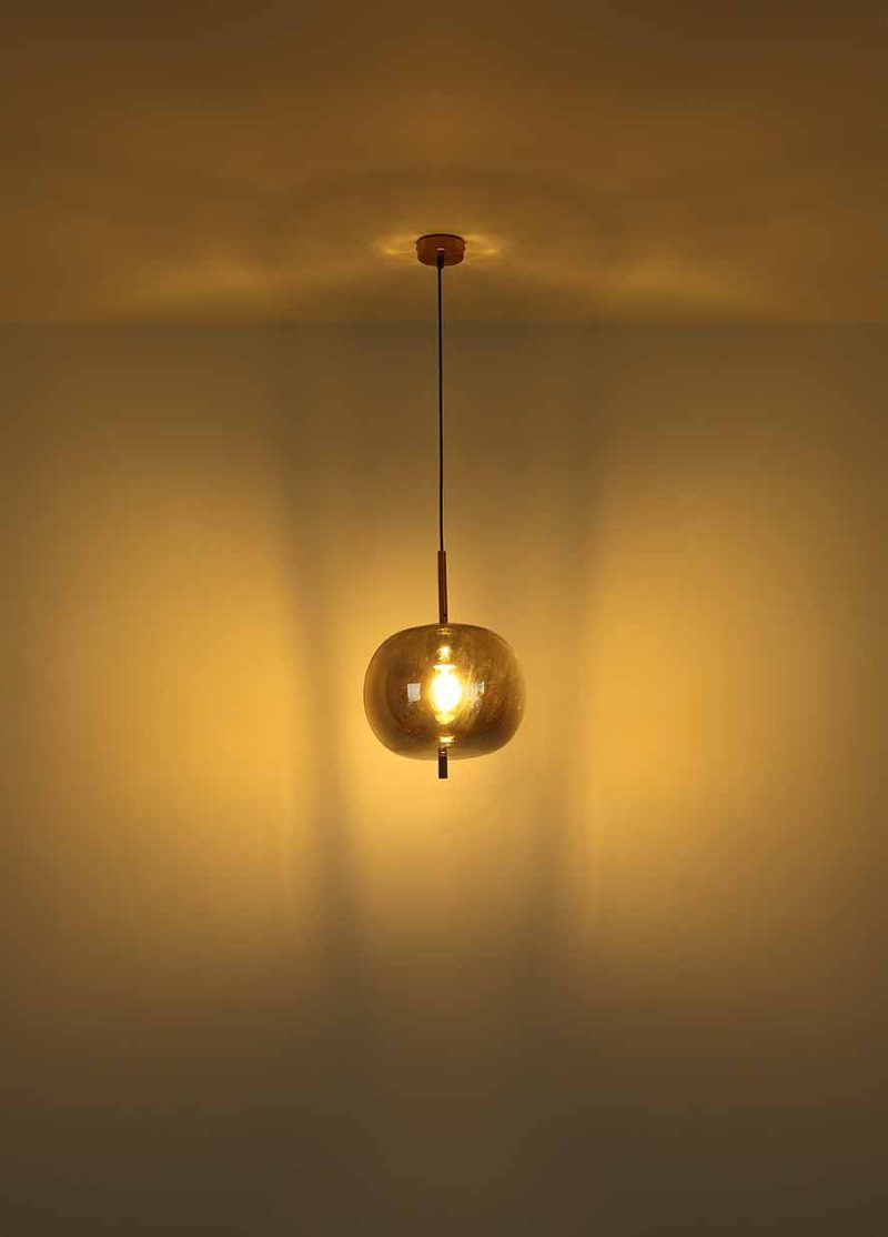 Messing hanglamp metaal modern Globo Blacky i - Afbeelding 4