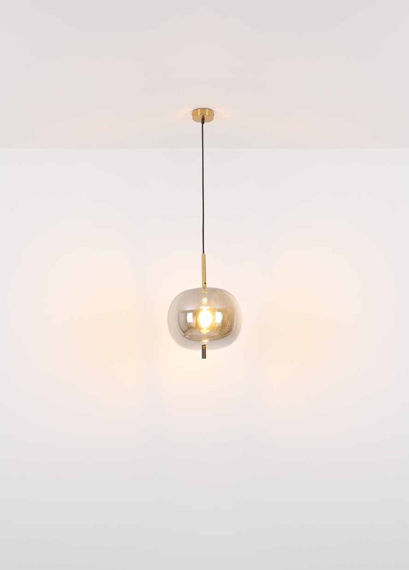 Messing hanglamp metaal modern Globo Blacky i - Afbeelding 5