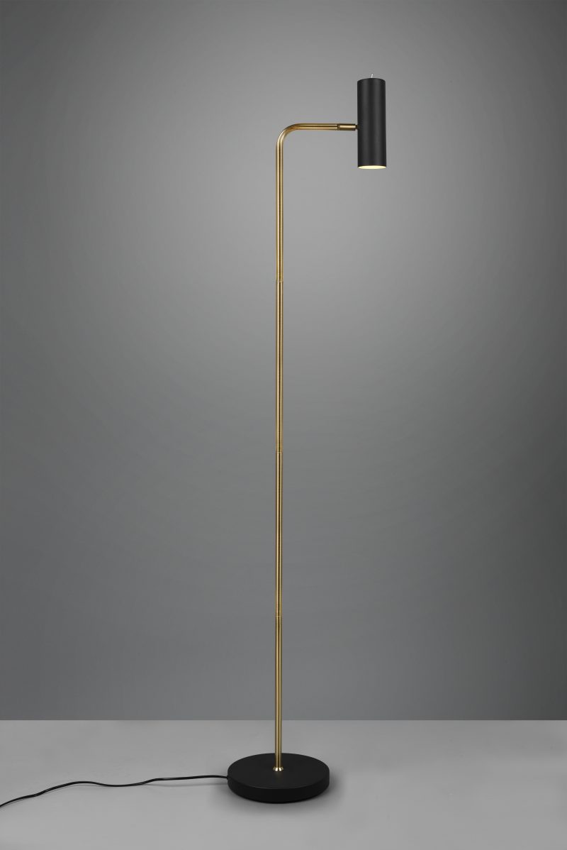 Messing paal vloerlamp spot Marley - Afbeelding 2