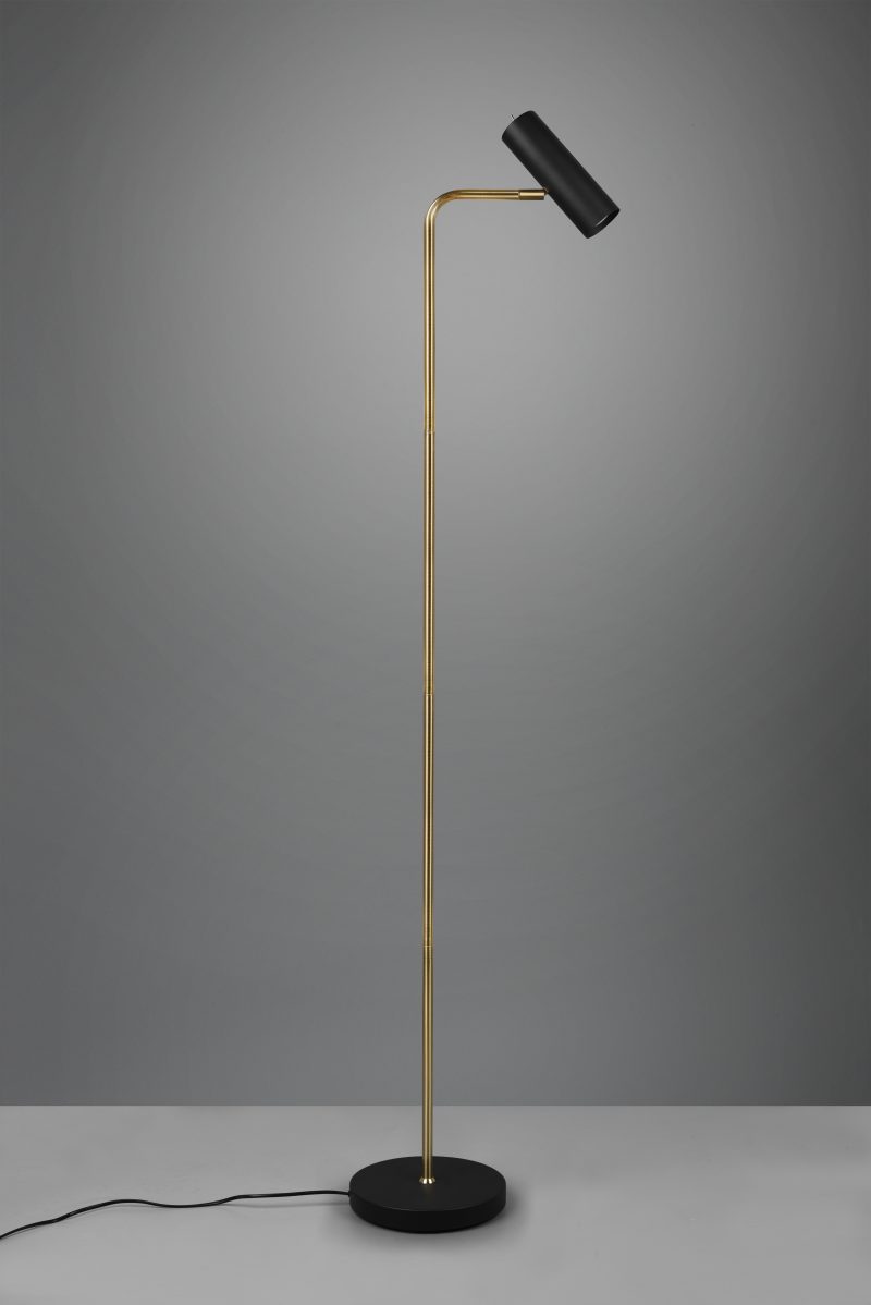 Messing paal vloerlamp spot Marley - Afbeelding 3