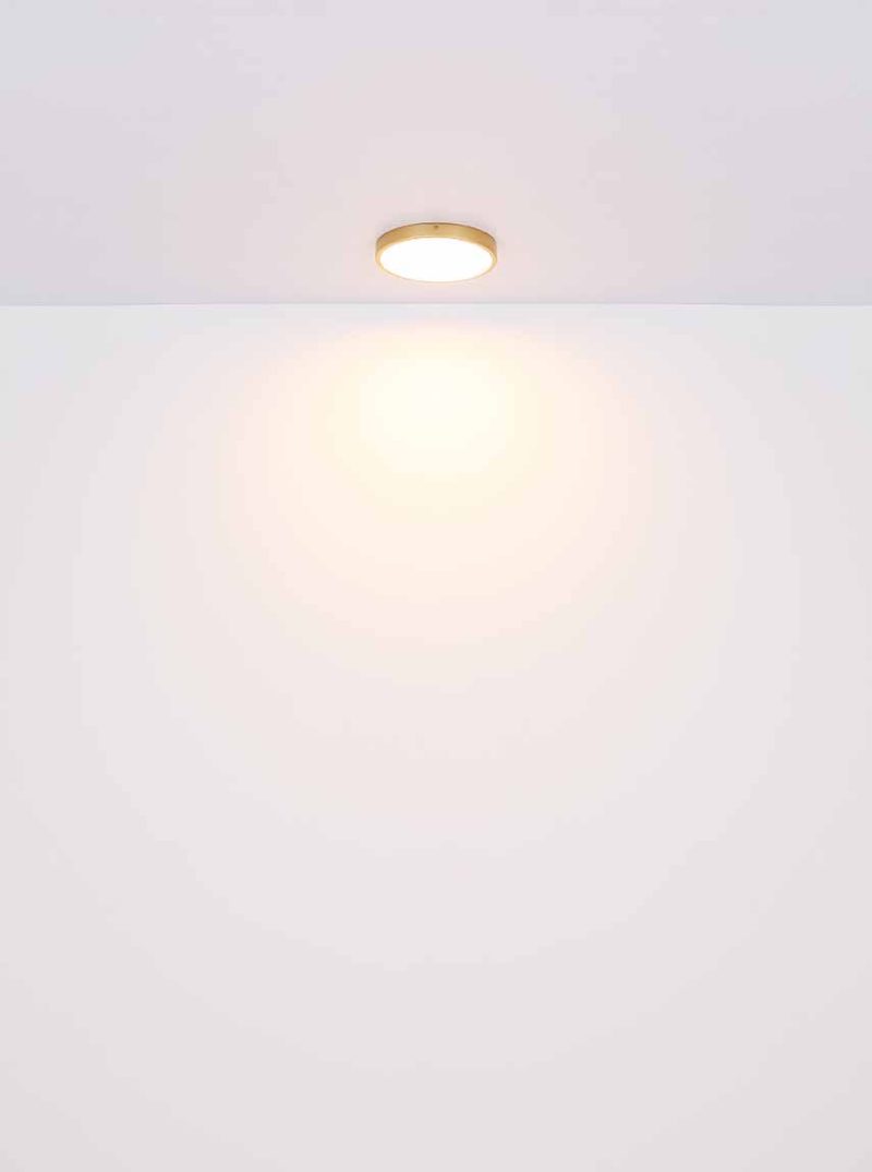 Messing plafondlamp klassiek vierkant Globo Tibey - Afbeelding 5