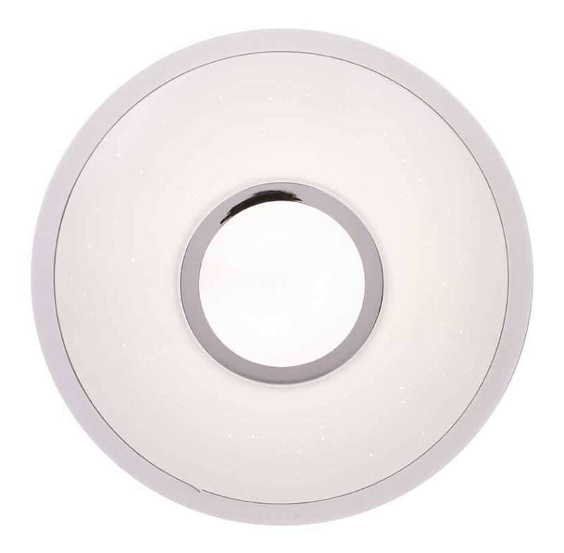 Metalen klassieke witte plafondlamp Globo Connor - Afbeelding 2