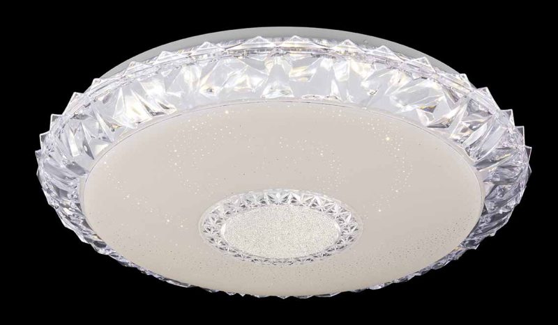 Metalen klassieke witte plafondlamp Globo Eddie - Afbeelding 3