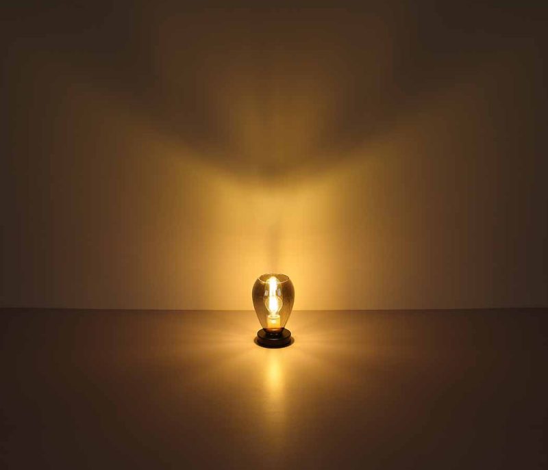 Metalen klassieke zwarte vloerlamp Globo Fanni - Afbeelding 5