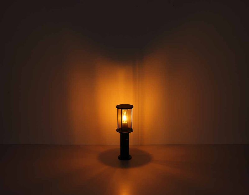 Metalen moderne buitenlamp zwart Globo Gracey - Afbeelding 3