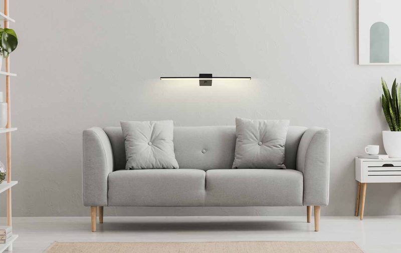 Metalen moderne plafondlamp zwart Globo Jaime - Afbeelding 3