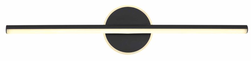 Metalen moderne wandlamp zwart Globo Pepe - Afbeelding 2