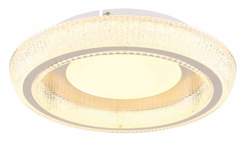 Metalen moderne witte plafondlamp Globo Sharper - Afbeelding 3