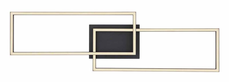 Metalen moderne zwarte plafondlamp Globo Tatjana - Afbeelding 3