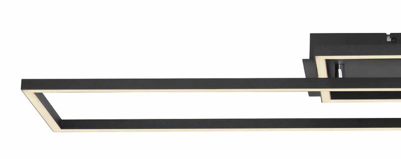 Metalen moderne zwarte plafondlamp Globo Tatjana - Afbeelding 4