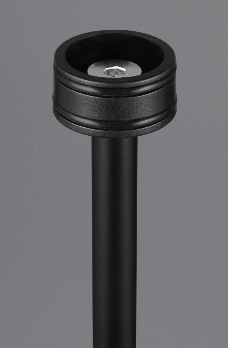 Metalen oplaadbare vloerlamp zwart binnen/buiten Suarez - Afbeelding 4