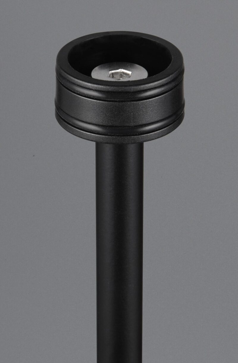 Metalen oplaadbare vloerlamp zwart binnen/buiten Suarez - Afbeelding 4