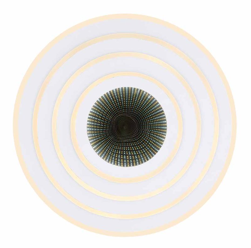 Metalen plafondlamp modern wit Globo Jocelyn - Afbeelding 2