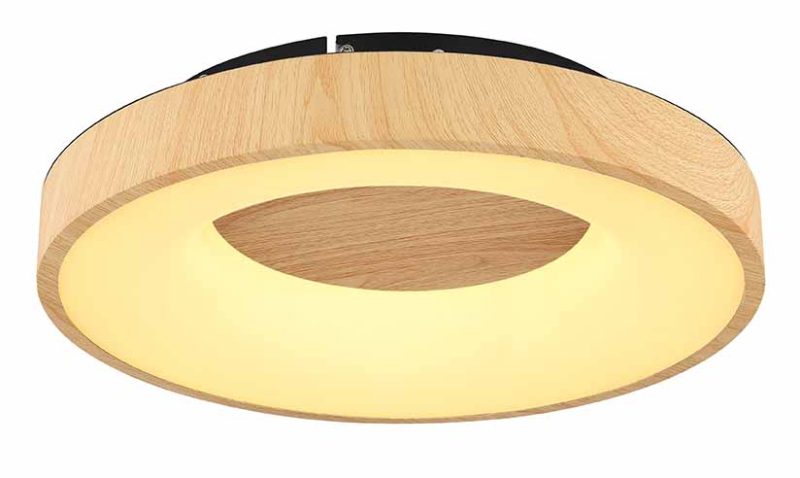 Metalen plafondlamp zwart landelijk Globo Jolli - Afbeelding 4