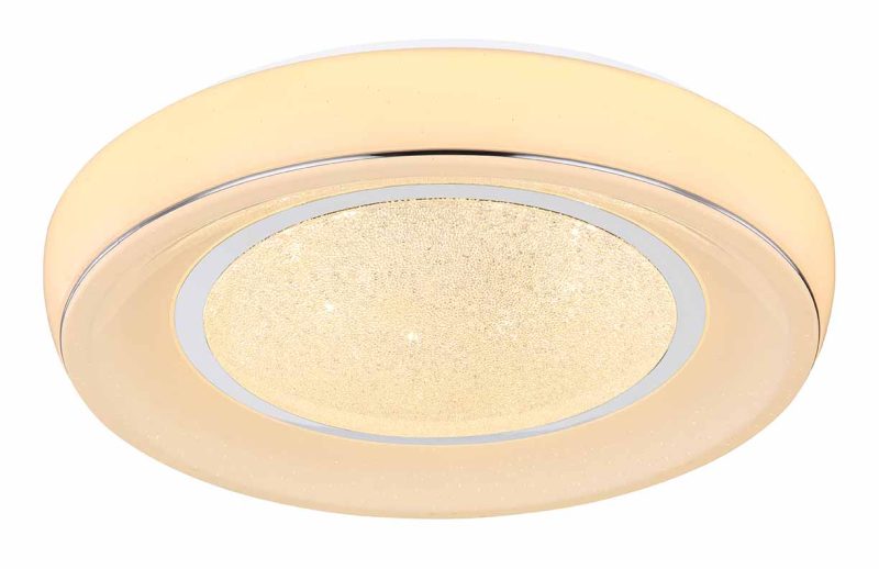 Metalen ronde witte klassieke plafondlamp Globo Mickey - Afbeelding 4
