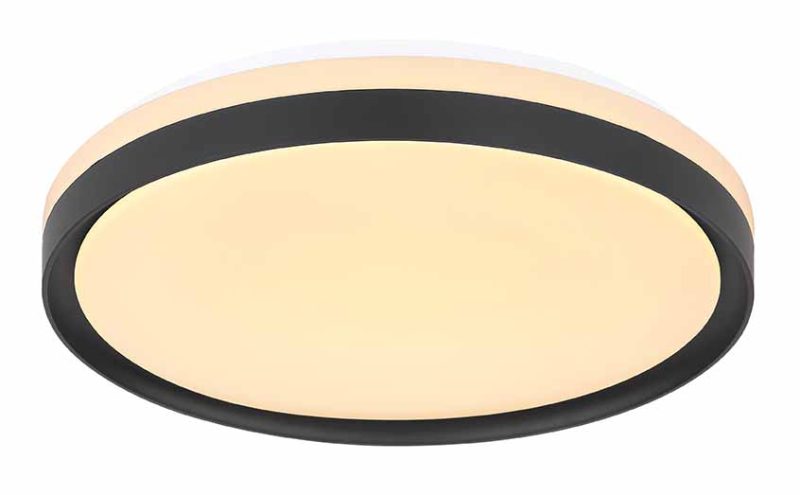 Metalen ronde witte moderne plafondlamp Globo Sonny - Afbeelding 4