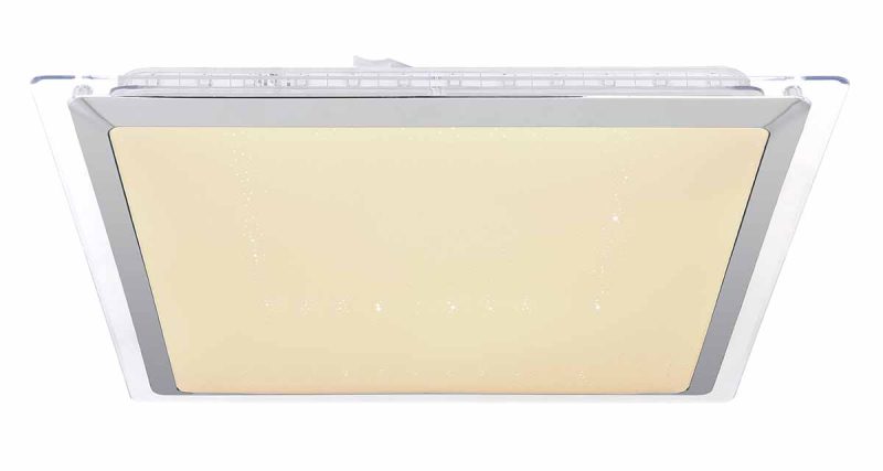 Metalen vierkante witte moderne plafondlamp Globo Rena - Afbeelding 2