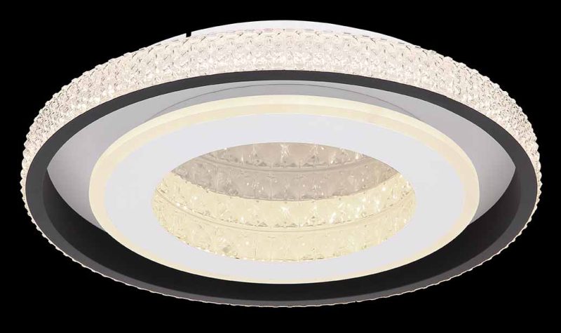 Metalen witte klassieke plafondlamp Globo Lucky - Afbeelding 4