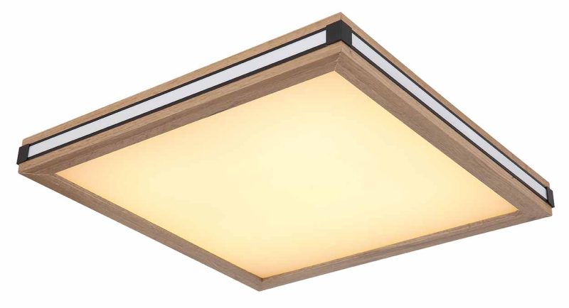 Metalen witte landelijke plafondlamp Globo Carla - Afbeelding 4