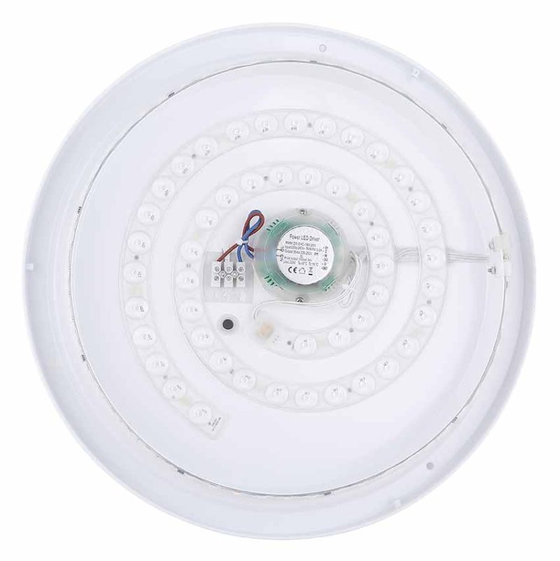 Metalen witte moderne plafondlamp Globo Burro - Afbeelding 4