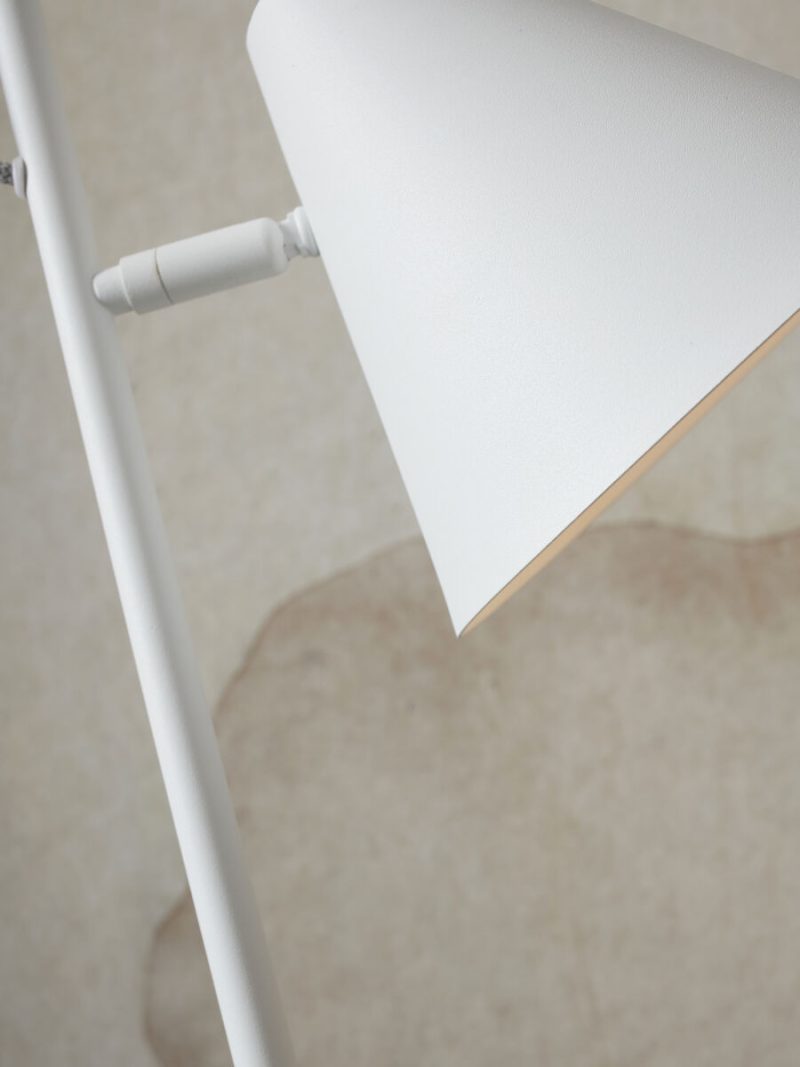 Metalen witte vloerlamp retro It's About RoMi Lisbon - Afbeelding 3