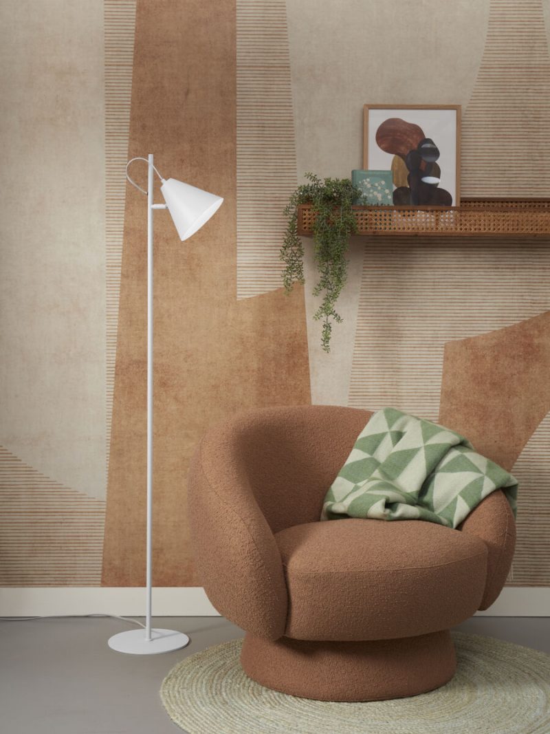 Metalen witte vloerlamp retro It's About RoMi Lisbon - Afbeelding 8
