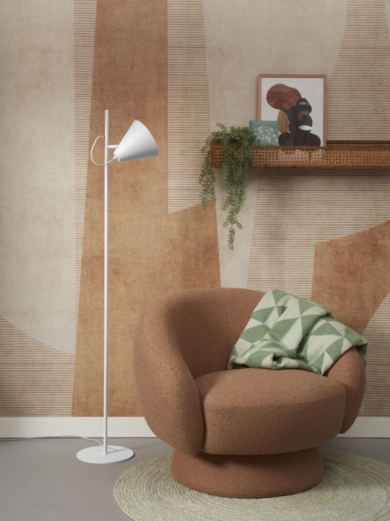 Metalen witte vloerlamp retro It's About RoMi Lisbon - Afbeelding 9