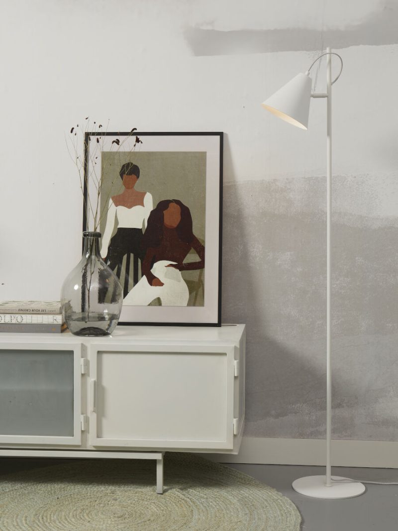 Metalen witte vloerlamp retro It's About RoMi Lisbon - Afbeelding 10
