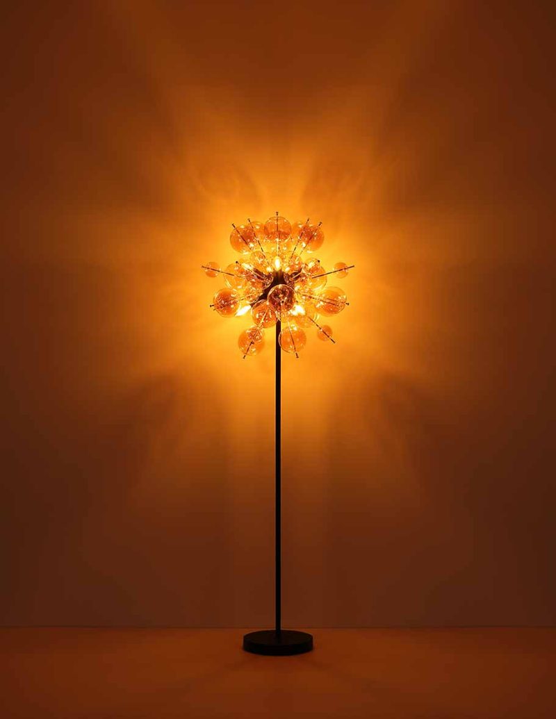 Metalen zwarte hanglamp art deco Globo Udo - Afbeelding 4