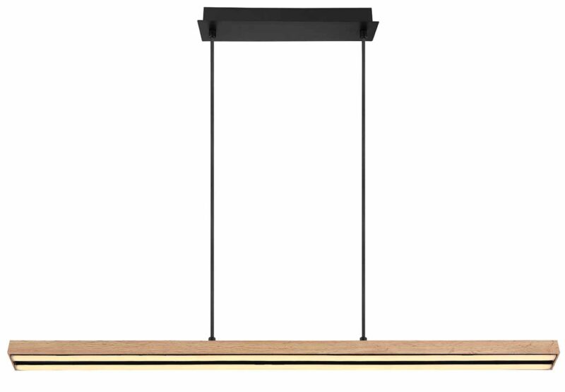 Metalen zwarte landelijke hanglamp Globo Doro - Afbeelding 2