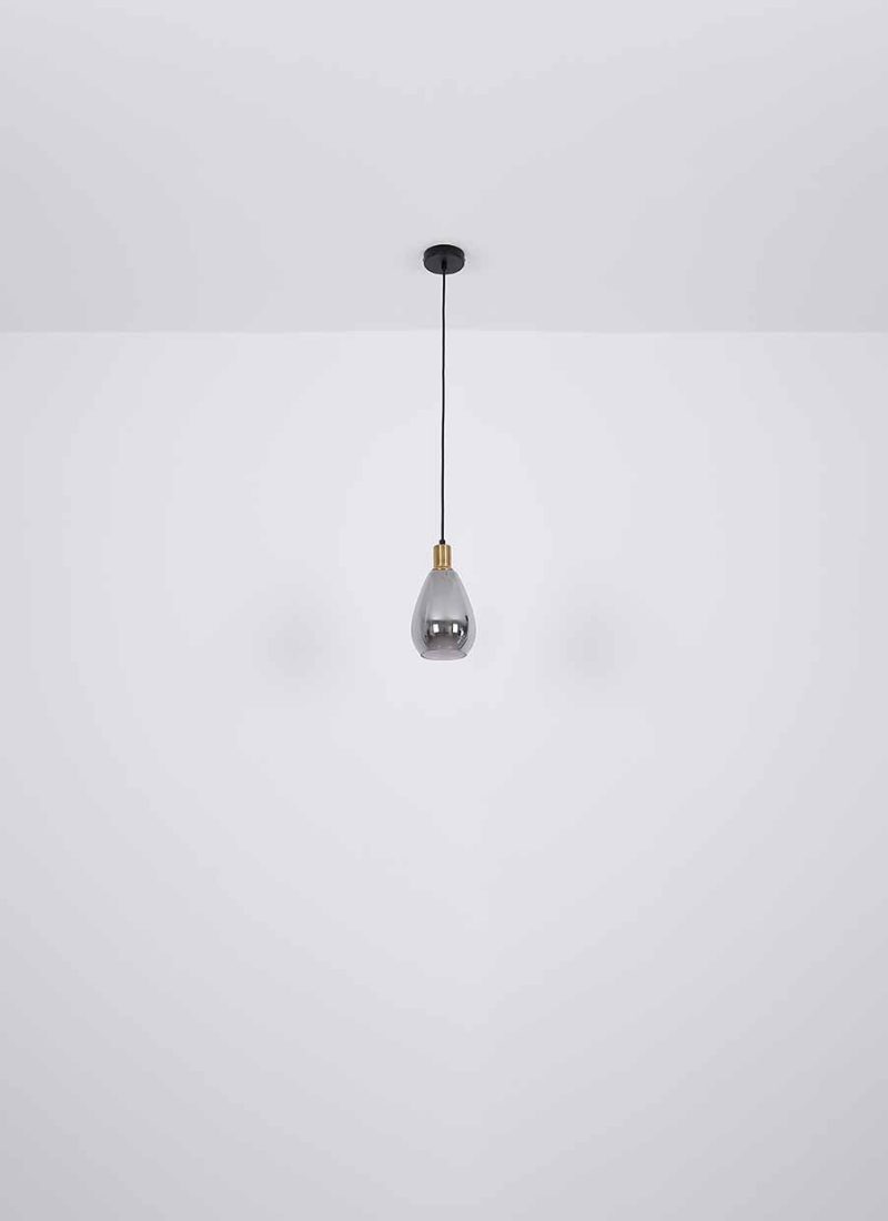 Metalen zwarte plafondlamp klassiek Globo Fanni - Afbeelding 4